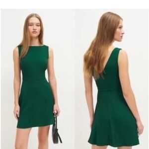 Reformation Elva Green Sleeveless Dress size 10